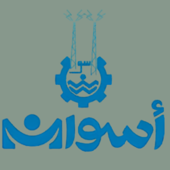 شعار محافظة أسوان الرسمي الذي يجسد الهوية البصرية الفريدة لبلاد الذهب وبوابة مصر الجنوبية.